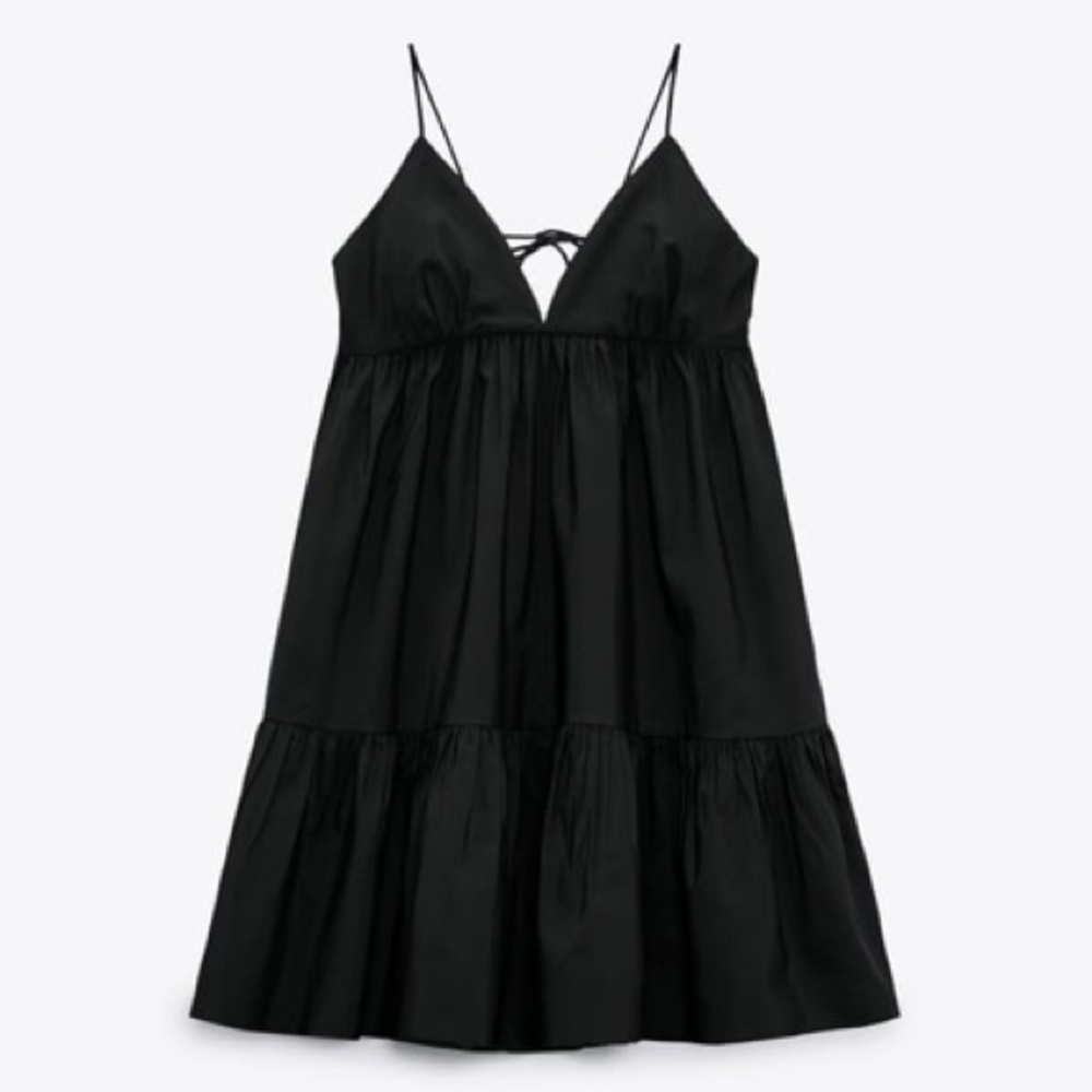 Black Tiered Dress